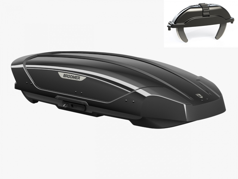 Бокс автомобильный BROOMER Venture L глянцевый Краб (быстросъем) Бокс автомобильный BROOMER Venture L глянцевый Краб (быстросъем)