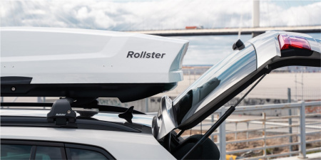 Бокс автомобильный Rollster Mercury  L 190см,  белый глянец