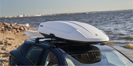 Бокс автомобильный Rollster Mercury  L 190см,  белый глянец