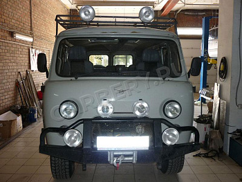 Багажник экспедиционный для УАЗ 3741,2206(микроавтобус)  без сетки