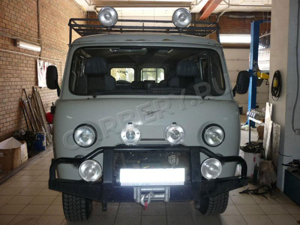 Багажник экспедиционный для УАЗ 3741,2206(микроавтобус)  без сетки