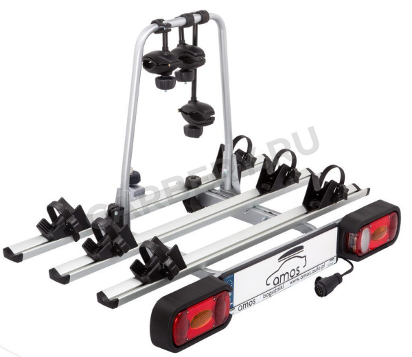 Amos Велоплатформа GIRO-3 на шар фаркопа для 3 велосипедов (AMOS)