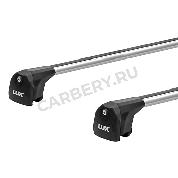 LUX Багажная система LUX SCOUT для а/м с интегрированными рейлингами универсальная с серебристыми дугами 110 см
