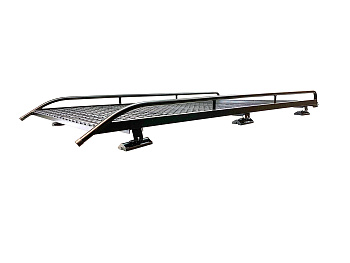 Грузовая платформа для Volkswagen Transporter (T5/T6) (длинная база) с сеткой