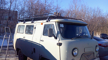 Грузовая платформа для УАЗ 3741,2206(микроавтобус) с сеткой