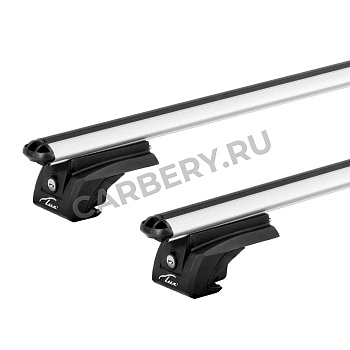 LUX Багажная система LUX ЭЛЕГАНТ с дугами 1,3м аэро-классик (53мм) для а/м с рейлингами
