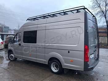 Грузовая платформа для ГаЗель Некст (A31R22/A31R23)(грузопассажир) короткая база c сеткой