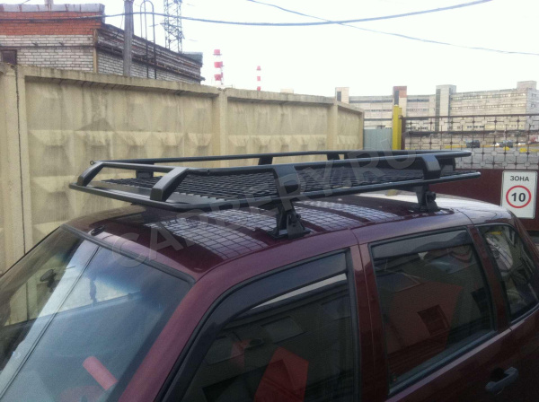 Багажник экспедиционный для ВАЗ 2123(Шеви-Нива") с сеткой