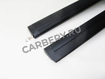 Amos поперечины Крыло 130 см с замком черные