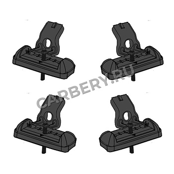 LUX Комплект адаптеров 3 LUX Corsa06n (ШМ)