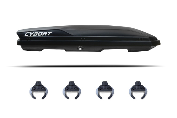 Бокс автомобильный CYBORT Jazz, 206*80*35, 410л, черный глянцевый ABS PMMA Бокс автомобильный CYBORT Jazz, 206*80*35, 410л, черный глянцевый ABS PMMA