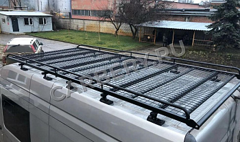 Грузовая платформа для Форд (Транзит L4H3)с сеткой