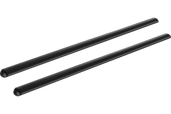 Atlant Алюминиевая дуга чёрная крыловидный профиль (усиленная) L=1260 комплект 2 шт.