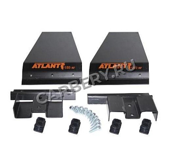 Atlant Комплект опор NEW (2 шт) для УАЗ, микроавтобусов и внедорожников с водостоком (высота крыши до 190 мм)